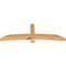 Ekena Millwork Bellingham Timber Gable Bracket, Western Red Cedar, 84"W x 28"H x 5 1/2"D x 5 1/2"F, 8/12 Pitch GBW084X28X0606BEL00SWR - alternate 3